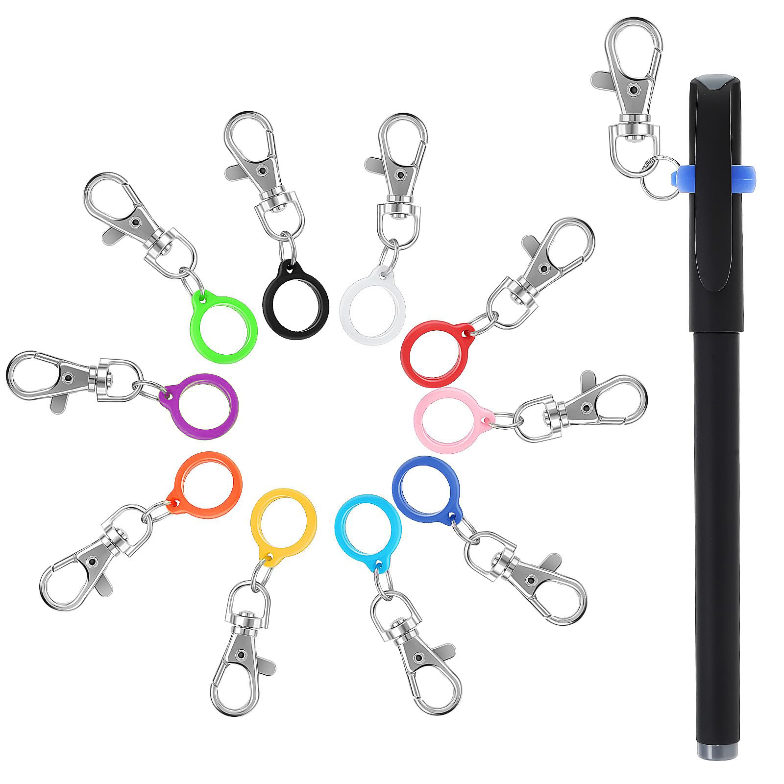 Penn Reel Fierce - 10Pcs Silicone Pen Clip Lobster Clasp