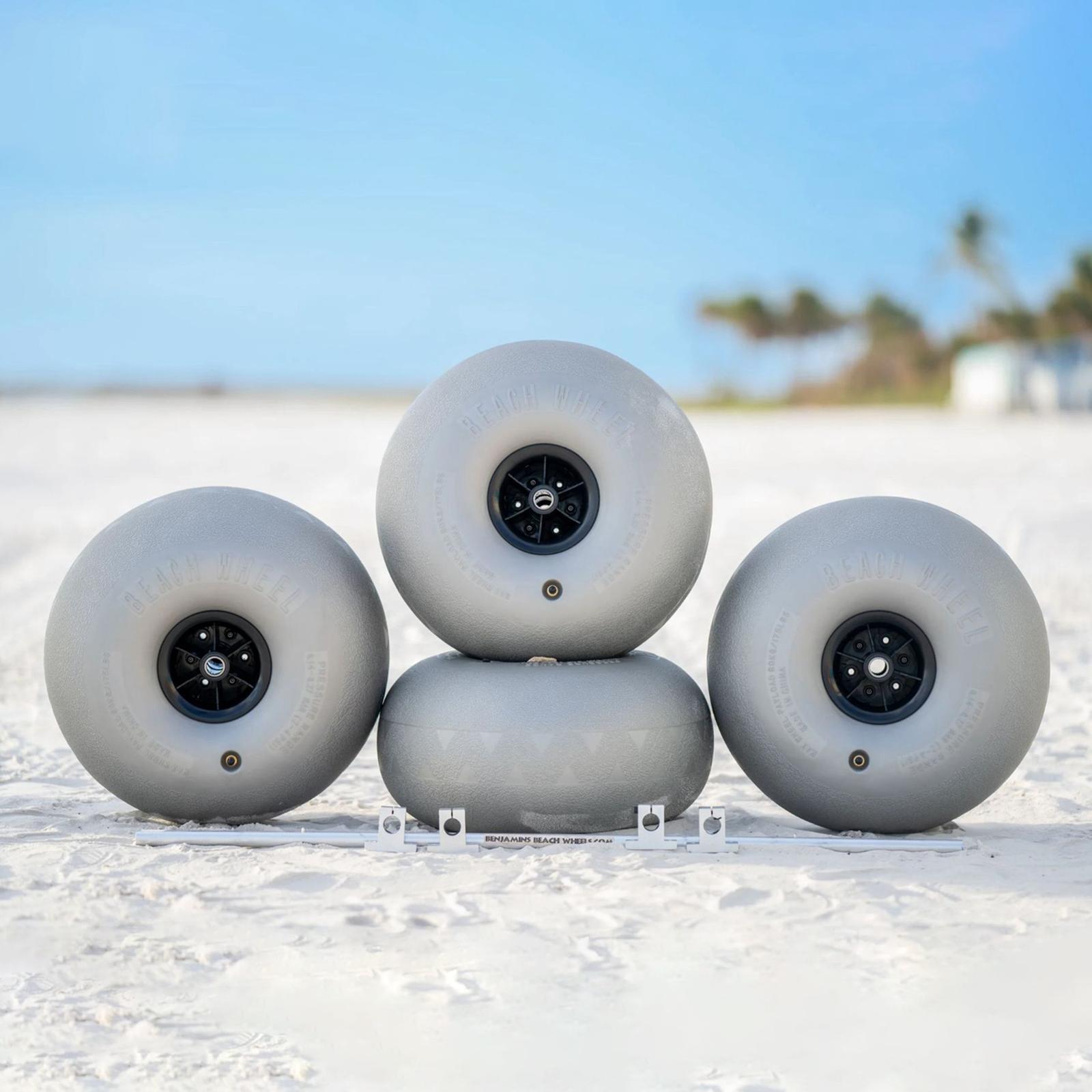 PVC Balloon Wheels for Dinghy  - Fishing Kayak Cart ulasan dan harga
