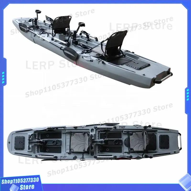 14.5FT Modular Kayak Double Se - Fishing Kayak Sit In ulasan dan harga