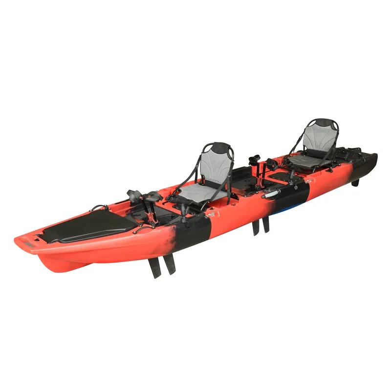 Hot Sale 14FT 2-Person Double  - Fishing Kayak Pedal Drive ulasan dan harga