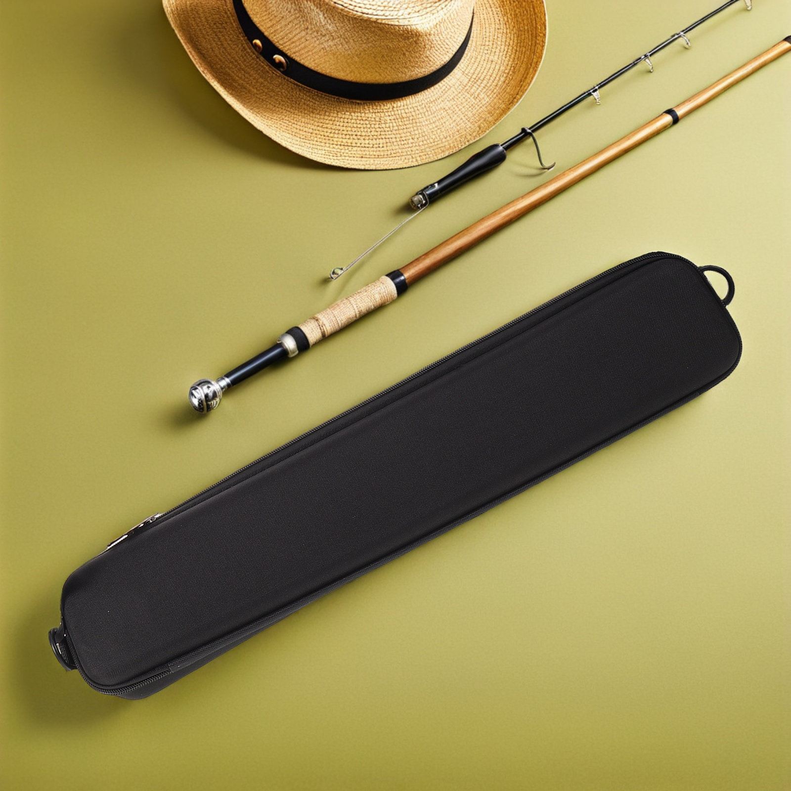 Hard Shell Fishing Rod Case Wa - Fishing Kayak Storage Bag ulasan dan harga