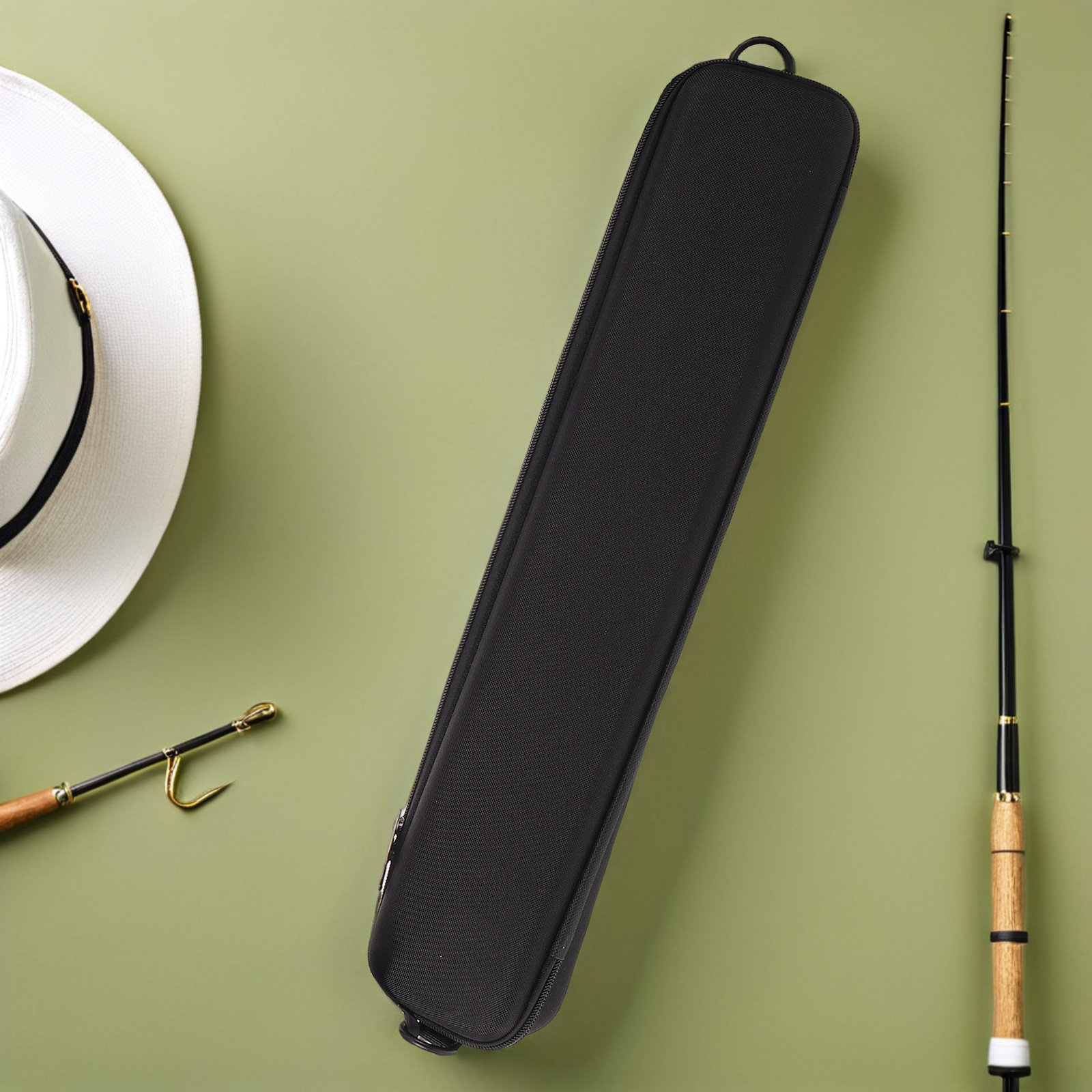 Hard Shell Fishing Rod Case Wa - Fishing Kayak Storage Bag ulasan dan harga