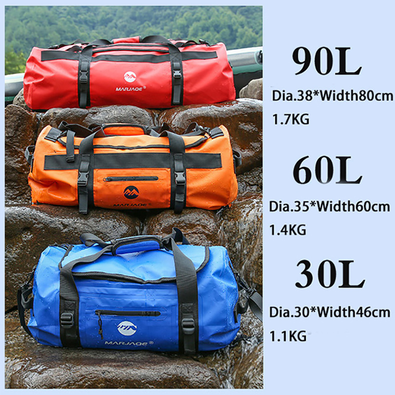 30L 60L 90L Waterproof Kayakin - Fishing Kayak Crate ulasan dan harga