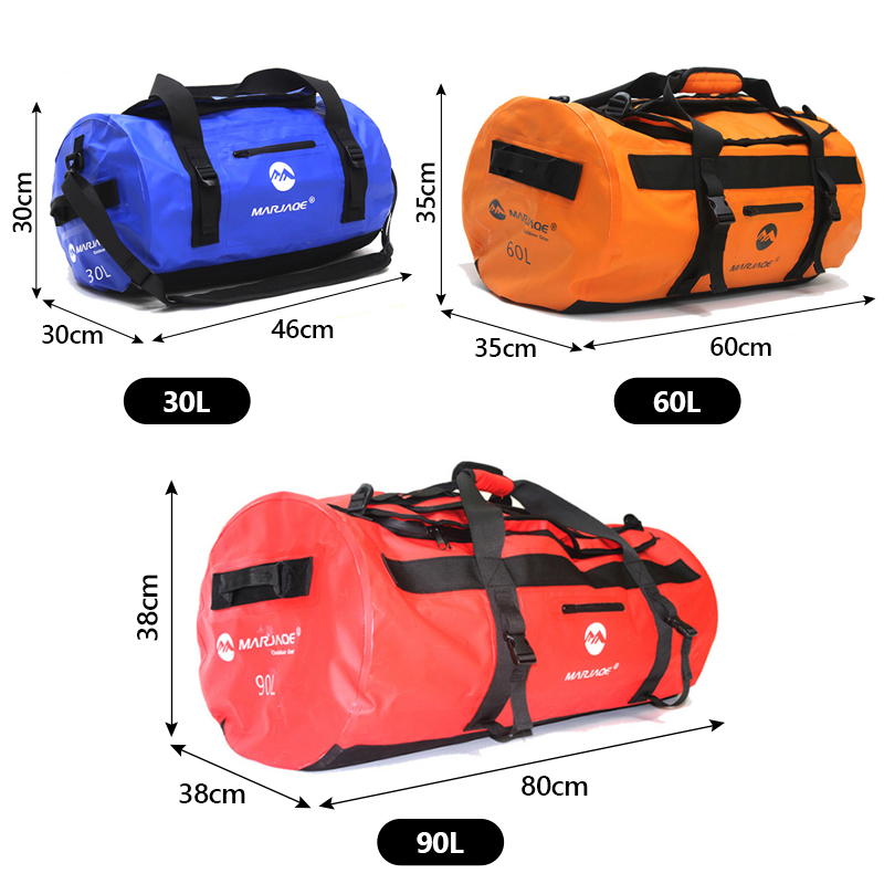 30L 60L 90L Waterproof Kayakin - Fishing Kayak Crate ulasan dan harga